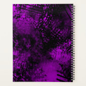 Verf Splatter effect Paarse & Zwart Planner (Achterkant)