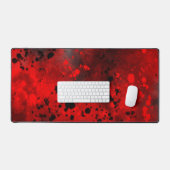 Verf Splatter effect Rood & Zwart Bureaumat (Keyboard & Muis)