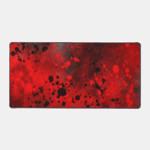 Verf Splatter effect Rood & Zwart Bureaumat