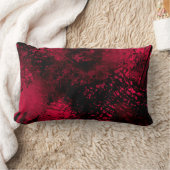 Verf Splatter effect Rood & Zwart Kussen (Deken)