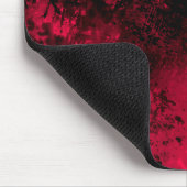 Verf Splatter effect Rood & Zwart Muismat (Hoek)