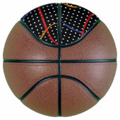 Verf Splatter en Stippen opnieuw tekenen Basketbal (Rechts)