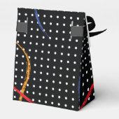 Verf Splatter en Stippen opnieuw tekenen Bedankdoosjes (Achterkant)