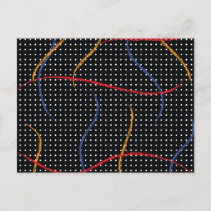 Verf Splatter en Stippen opnieuw tekenen Briefkaart