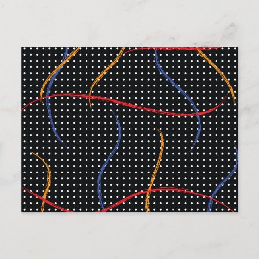 Verf Splatter en Stippen opnieuw tekenen Briefkaart (Voorkant)