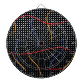 Verf Splatter en Stippen opnieuw tekenen Dartbord (Voorkant)