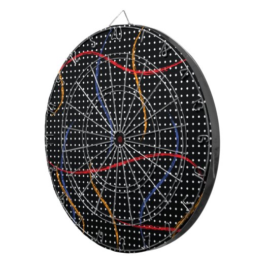 Verf Splatter en Stippen opnieuw tekenen Dartbord (Voorkant Rechts)