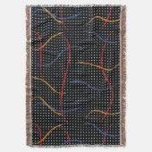 Verf Splatter en Stippen opnieuw tekenen Deken (Voorkant Verticaal)