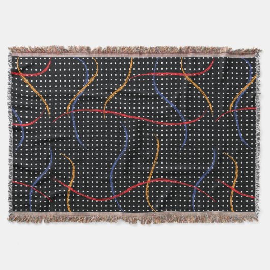 Verf Splatter en Stippen opnieuw tekenen Deken (Voorkant)