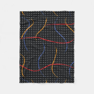 Verf Splatter en Stippen opnieuw tekenen Fleece Deken