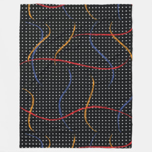 Verf Splatter en Stippen opnieuw tekenen Fleece Deken