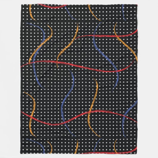 Verf Splatter en Stippen opnieuw tekenen Fleece Deken (Voorkant)