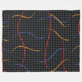 Verf Splatter en Stippen opnieuw tekenen Fleece Deken (Voorkant (Horizontaal))