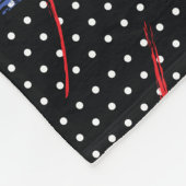 Verf Splatter en Stippen opnieuw tekenen Fleece Deken (Hoek)