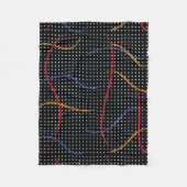 Verf Splatter en Stippen opnieuw tekenen Fleece Deken (Voorkant)