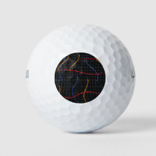 Verf Splatter en Stippen opnieuw tekenen Golfballen