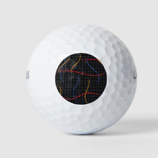 Verf Splatter en Stippen opnieuw tekenen Golfballen (Voorkant)