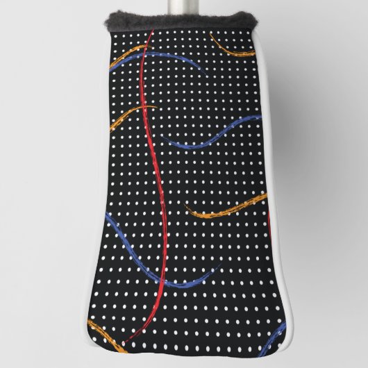 Verf Splatter en Stippen opnieuw tekenen Golfheadcover (Draai 90)