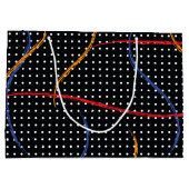 Verf Splatter en Stippen opnieuw tekenen Groot Cadeauzakje (Achterkant)