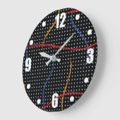 Verf Splatter en Stippen opnieuw tekenen Grote Klok (Hoek)