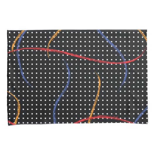 Verf Splatter en Stippen opnieuw tekenen Kussensloop (Voorkant-Rechts)