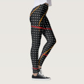 Verf Splatter en Stippen opnieuw tekenen Leggings (Rechts)