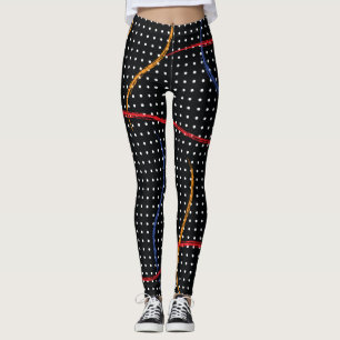 Verf Splatter en Stippen opnieuw tekenen Leggings