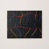 Verf Splatter en Stippen opnieuw tekenen Legpuzzel (Horizontaal)