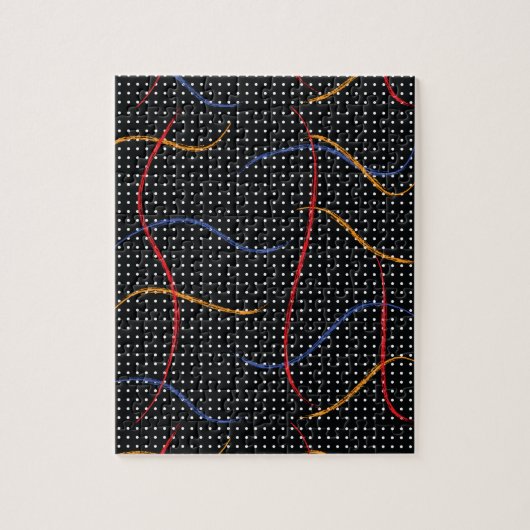 Verf Splatter en Stippen opnieuw tekenen Legpuzzel (Verticaal)