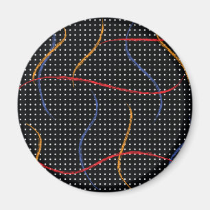 Verf Splatter en Stippen opnieuw tekenen Magneet