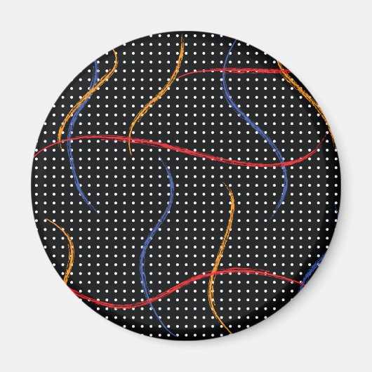 Verf Splatter en Stippen opnieuw tekenen Magneet (Voorkant)