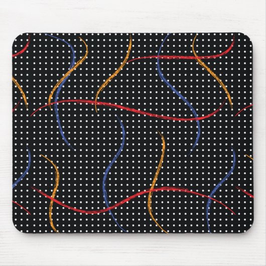 Verf Splatter en Stippen opnieuw tekenen Muismat (Voorkant)