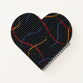 Verf Splatter en Stippen opnieuw tekenen Notitieboek (Achterkant)