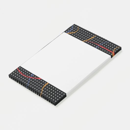 Verf Splatter en Stippen opnieuw tekenen Post-it® Notes (Schuin)