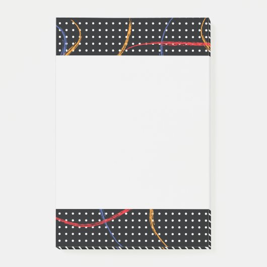 Verf Splatter en Stippen opnieuw tekenen Post-it® Notes (Voorkant)