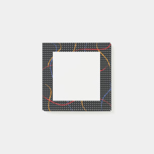 Verf Splatter en Stippen opnieuw tekenen Post-it® Notes