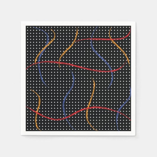 Verf Splatter en Stippen opnieuw tekenen Servet (Voorkant)