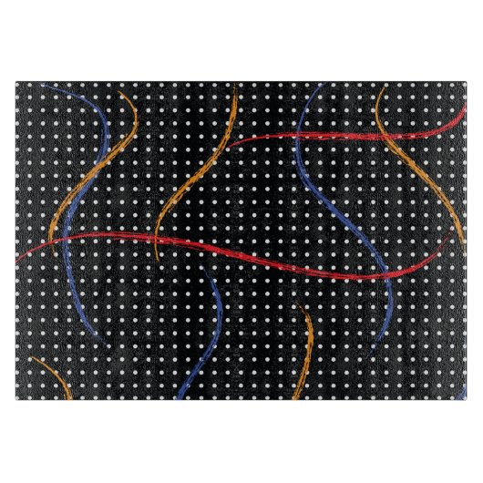 Verf Splatter en Stippen opnieuw tekenen Snijplank (Voorkant)