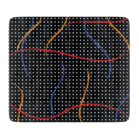 Verf Splatter en Stippen opnieuw tekenen Snijplank (Voorkant)