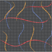 Verf Splatter en Stippen opnieuw tekenen Sticker (Voorkant)