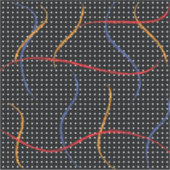 Verf Splatter en Stippen opnieuw tekenen Sticker (Voorkant)