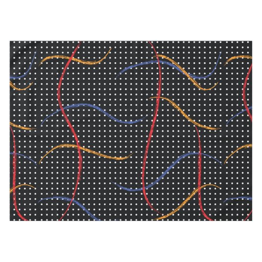 Verf Splatter en Stippen opnieuw tekenen Tafelkleed (Voorkant (Horizontaal))