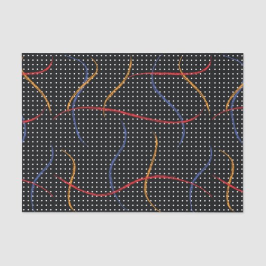 Verf Splatter en Stippen opnieuw tekenen Tissuepapier (Voorkant)