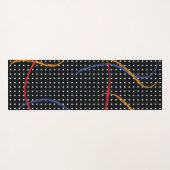 Verf Splatter en Stippen opnieuw tekenen Yogamat (Achterkant (horizontaal))