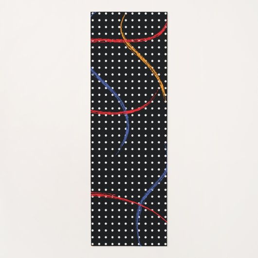 Verf Splatter en Stippen opnieuw tekenen Yogamat (Voorkant)