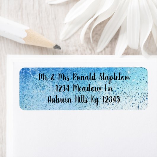 Verf Splatter Etiket (Insitu)