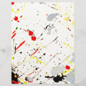 Verf Splatter Flyer (Voorkant)