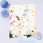 Verf Splatter Flyer (Enkel)
