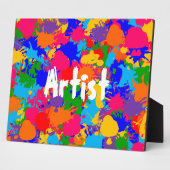 Verf Splatter Fotoplaat (Zijkant)