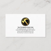 Verf Splatter Home Lijst Handyman Visitekaartje (Achterkant)